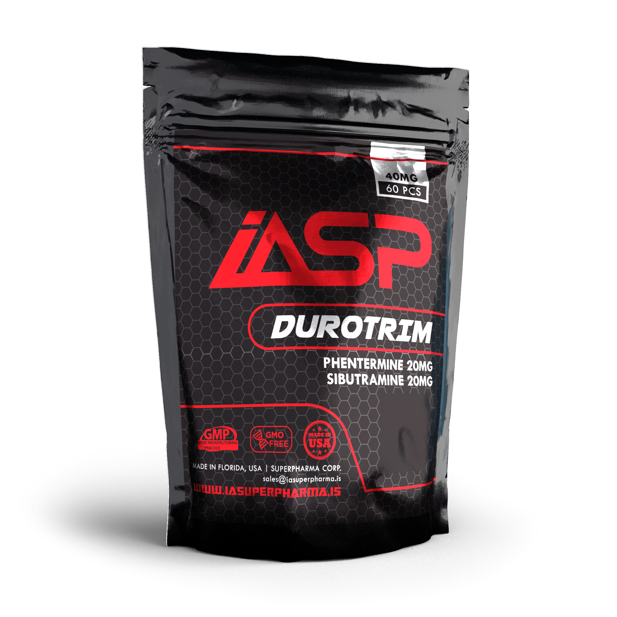DUROTRIM – PHENTERMINE 20MG SIBITRAMINE 20MG